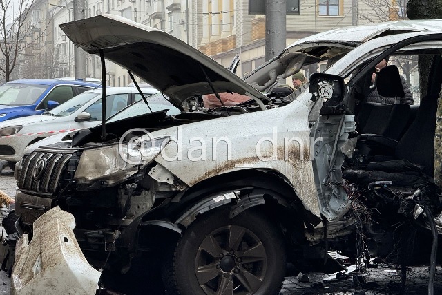 Підрив авто у Донецьку