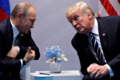 Володимир Путін і Дональд Трамп.