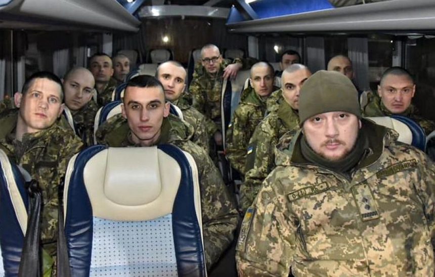 Українські військовополонені.