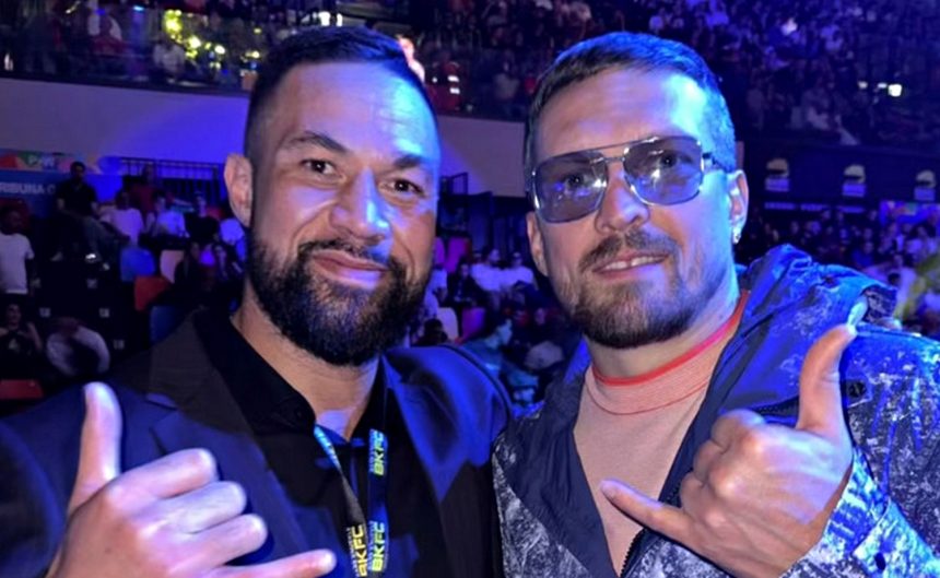 Джозеф Паркер та Олександр Усик.