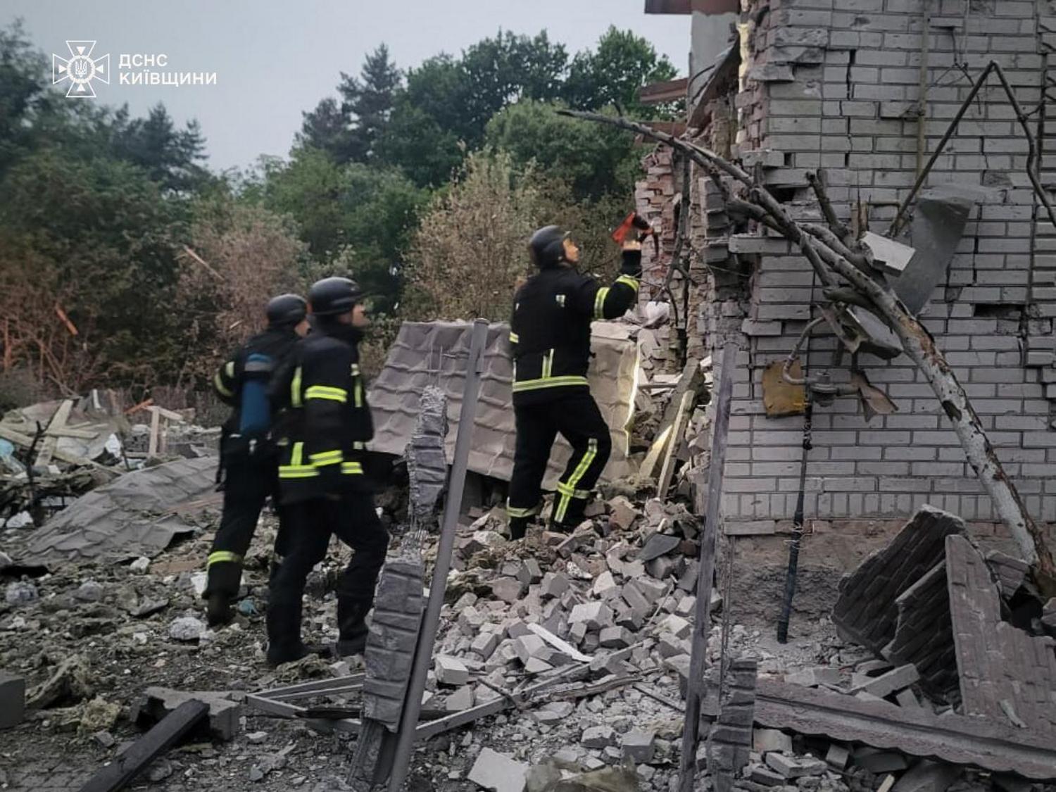 Наслідки удару по Київщині3.