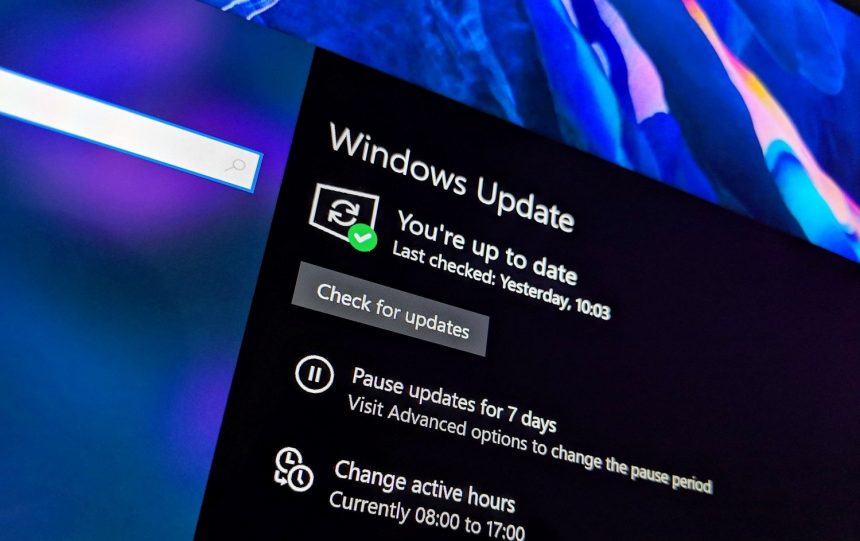 Центр оновлень Windows.