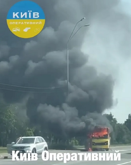 Пожежа в автобусі