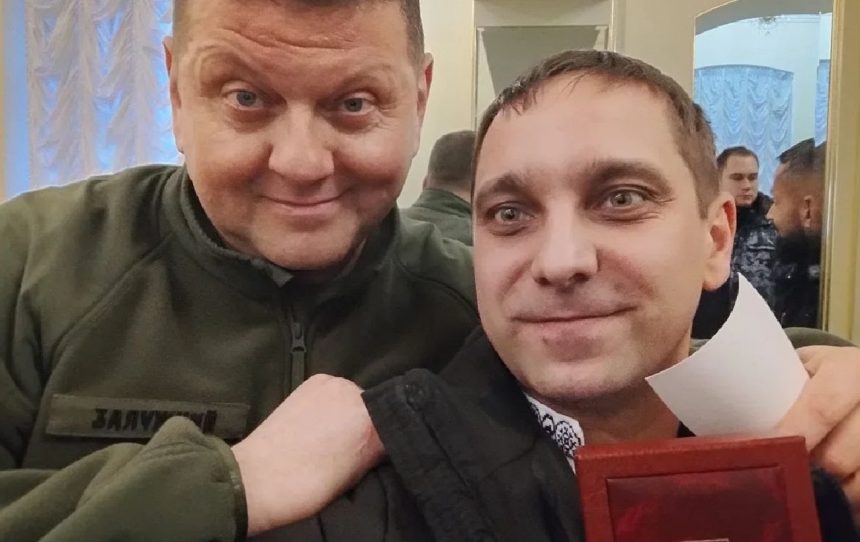 Роман Замрій та ексголовком ЗСУ Валерій Залужний