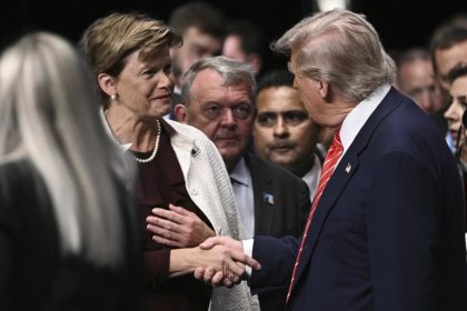 Байба Браже та Дональд Трамп