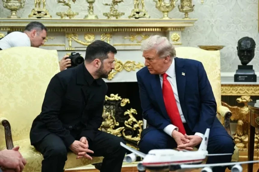 Володимир Зеленський та Дональд Трамп.
