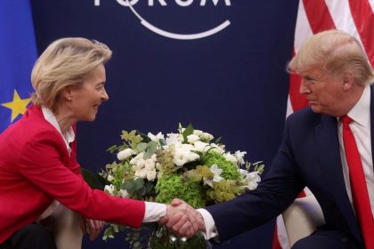 Урсула фон дер Ляєн і Дональд Трамп