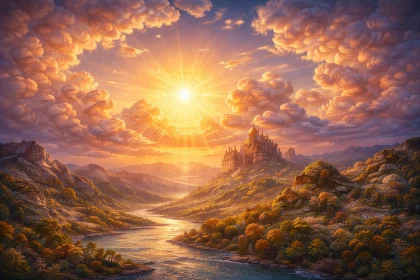 Яркий пейзаж