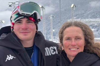 Сара Шлепер та її син Лассе Гаксіола